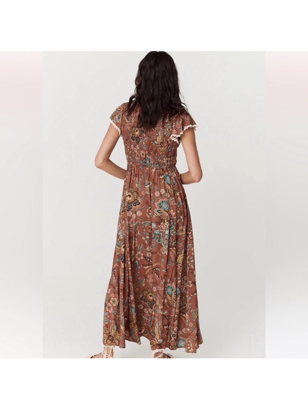 Spell Mojave Lily shirred maxi dress 🕊️ - Picture 2 of 10